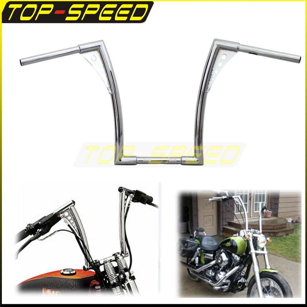 

Для Harley FLST FXST Sportster XL 883 1200 Dyna Touring Custom мотоциклетная вешалка 12 "16" стальная Тяговая планка