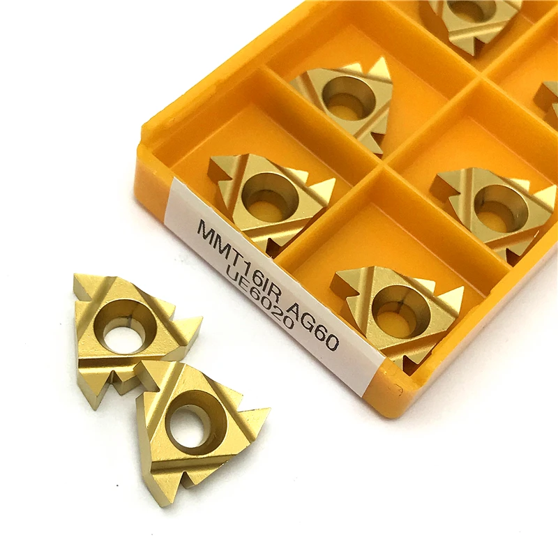 Imagem -04 - Cnc Metal Torno Corte Insert Thread Turning Tool Carbide Insert Aço Processamento Mmt 11er 16er 22er Ag60 Vp15tf