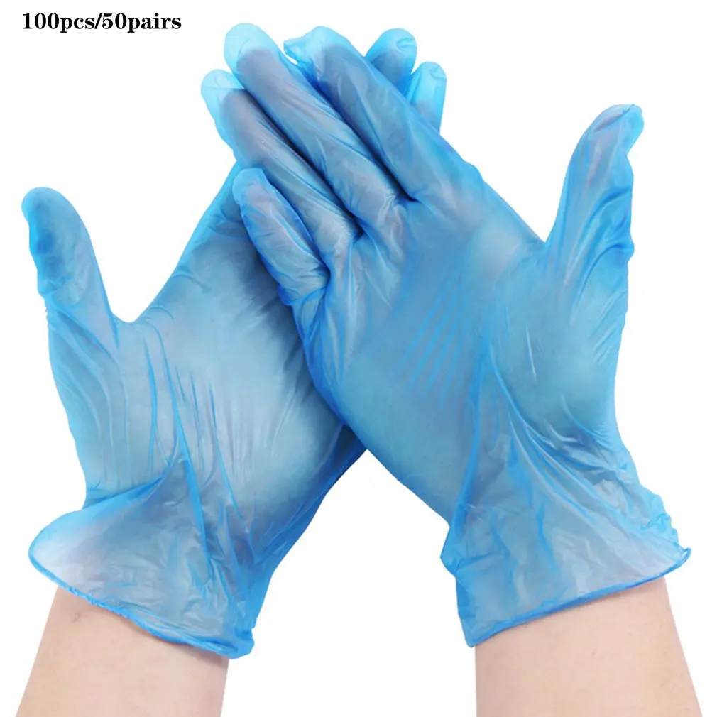 

Disposable Gloves Nitrile PVC Latex Anti-slip Anti-static Dust-proof Gloves Flexible Multi-size Disposable Gloves