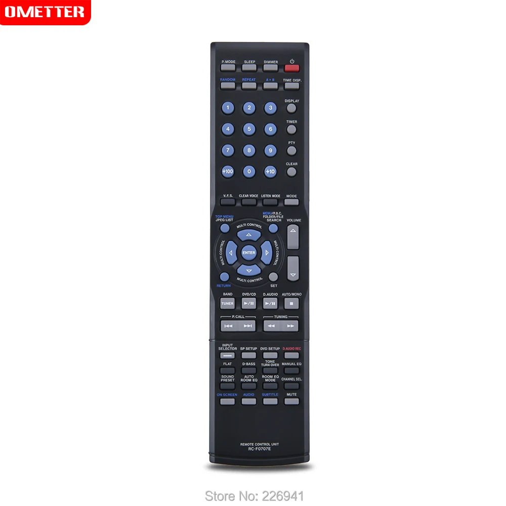 Pilot zdalnego sterowania dla obsługi KENWOOD RC-0707 RC-F0707E KRF-V5100D KRF-V5200D KRF-V5300D KRF-V6100D A/V odbiornik AUDIO
