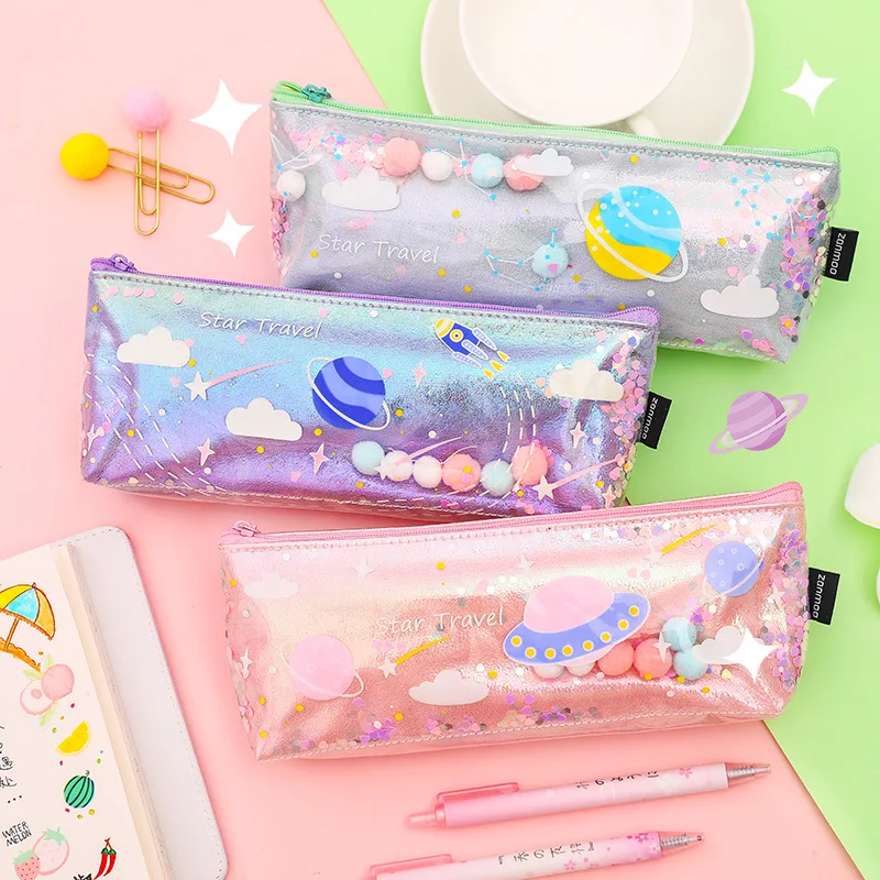 1 Pcs Kawaii Pencil Case Star Trek Gift Estuches School Pencil Box Pencilcase Pencil Bag School Supplies Stationery