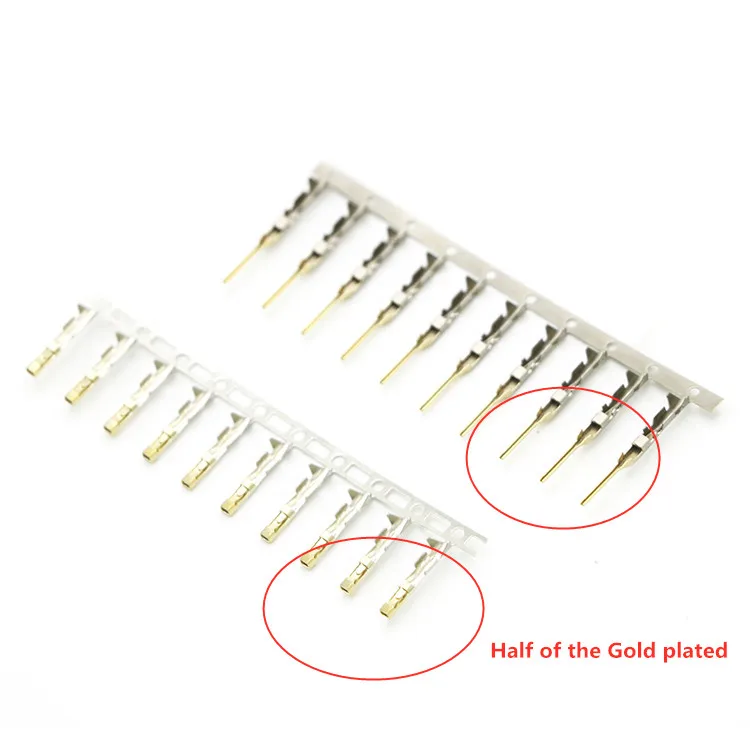 10 sets Jr Futaba Servo Receiver Connector Plug with Lock and Male Female Gold Plated terminals Crimp Pin Kit for RC battery