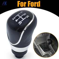 5 Speed Manual Gear Shift Stick Knob For Ford Fiesta MK7 Focus MK3 C-Max B-Max Mondeo MK4 Kuga Transit Galaxy Car Accessories