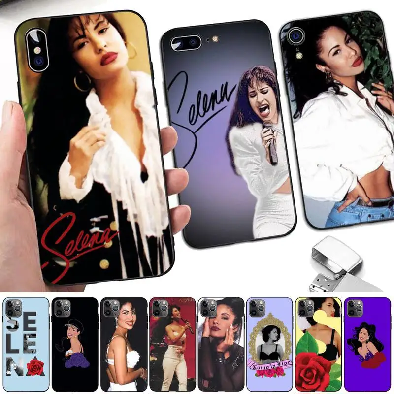 selena quintanilla Phone Case for iphone 13 8 7 6 6S Plus X 5S SE 2020 XR 11 12 pro XS MAX