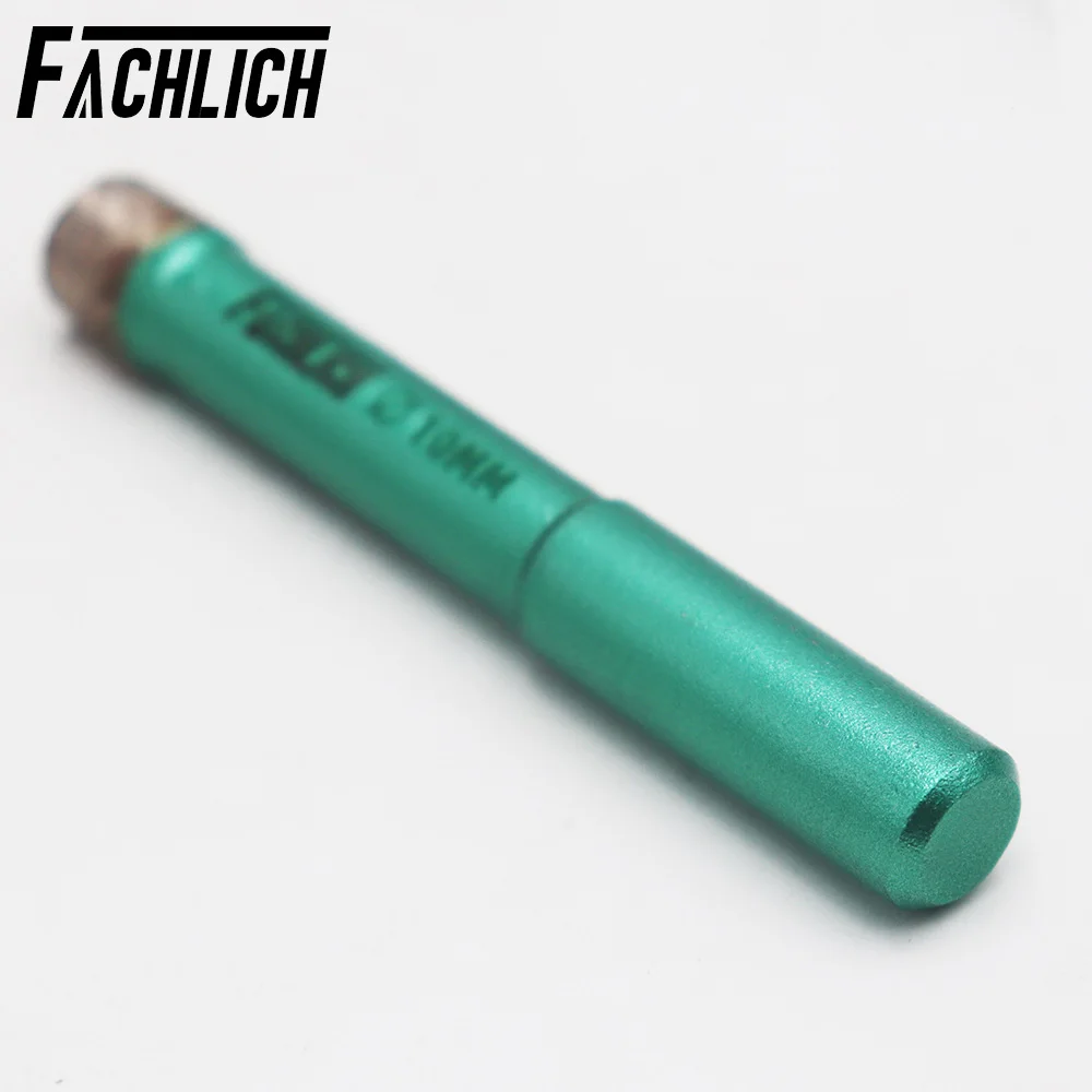 FACHLICH 2pieces Dia 10mm Welded Diamond Hole Saw Drilling Core Bits Wet Shank Connection