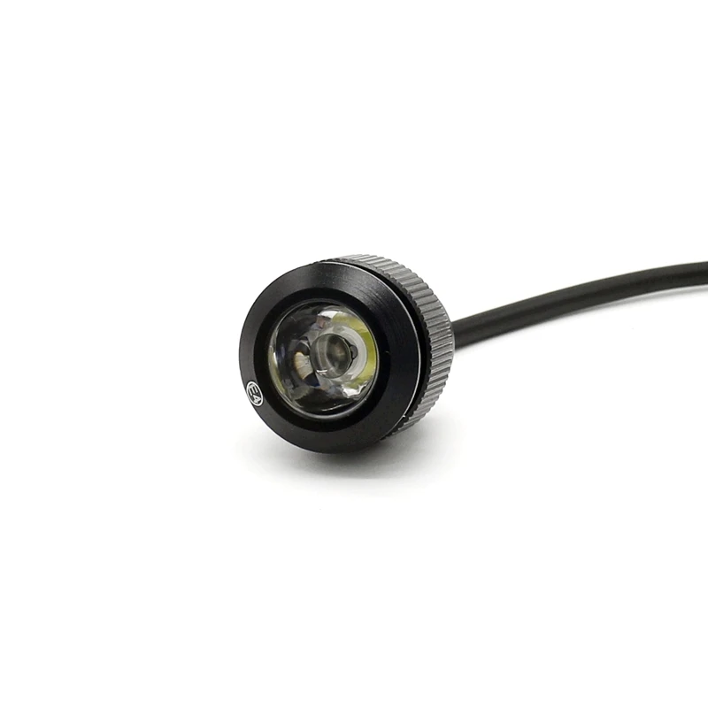 Yituancar 23mm LED Eagle Eye Car Fog DRL Day Light Styling Source Reverse Parking Turn Signal Waterproof Daytime Running Lamp