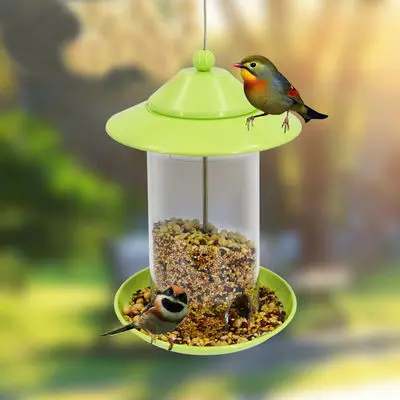 

Outdoor bird feeder, garden decoration, villa, balcony bird feeder, automatic bird feeding trough