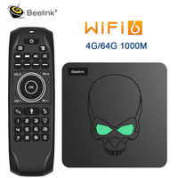 New Beelink GT King WiFi 6 Smart TV BOX Android 9.0 Amlogic S922X Quad Core 4GB 64GB BT4.1 1000M LAN GTking Set Top Box