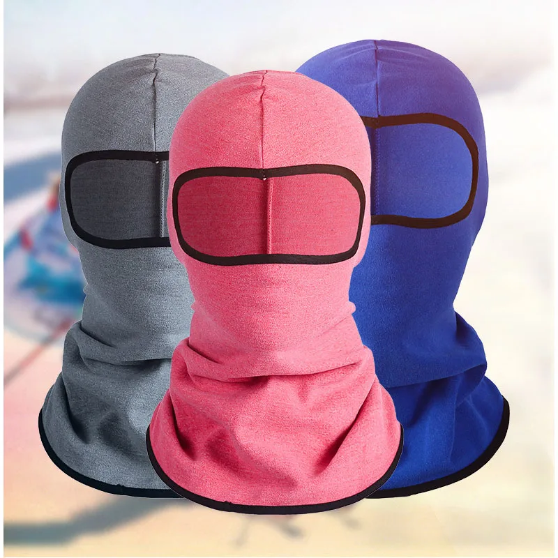 Balaclava Windproof Ski Hood Skullies Beanie Thermal Full Face Mouth Cover Motorcycle Helmet For Winter Cold Weather Cycling Hat