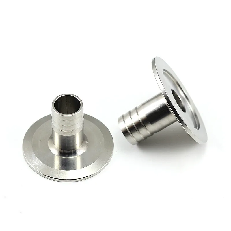 Stainless Steel 304 KF25 Flange Adapter for Vacuum Hose Barb Fittings Vacuum Barb Hose Tubing Flange Adapter Connector Joint