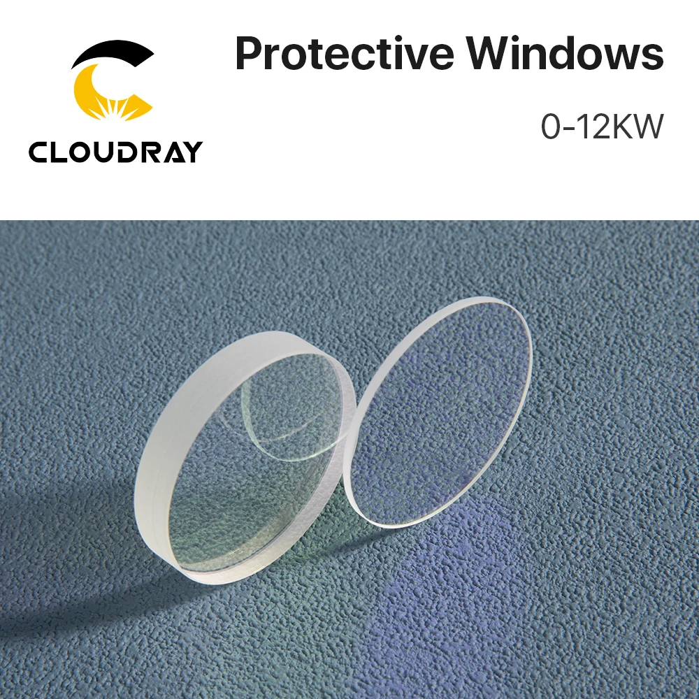 Cloudray Original Raytools Protective Windows 37*1.6 & 37*7mm 20kW Laser Optical Lens For Raytools BM114E/BM115 3.0/BM115E