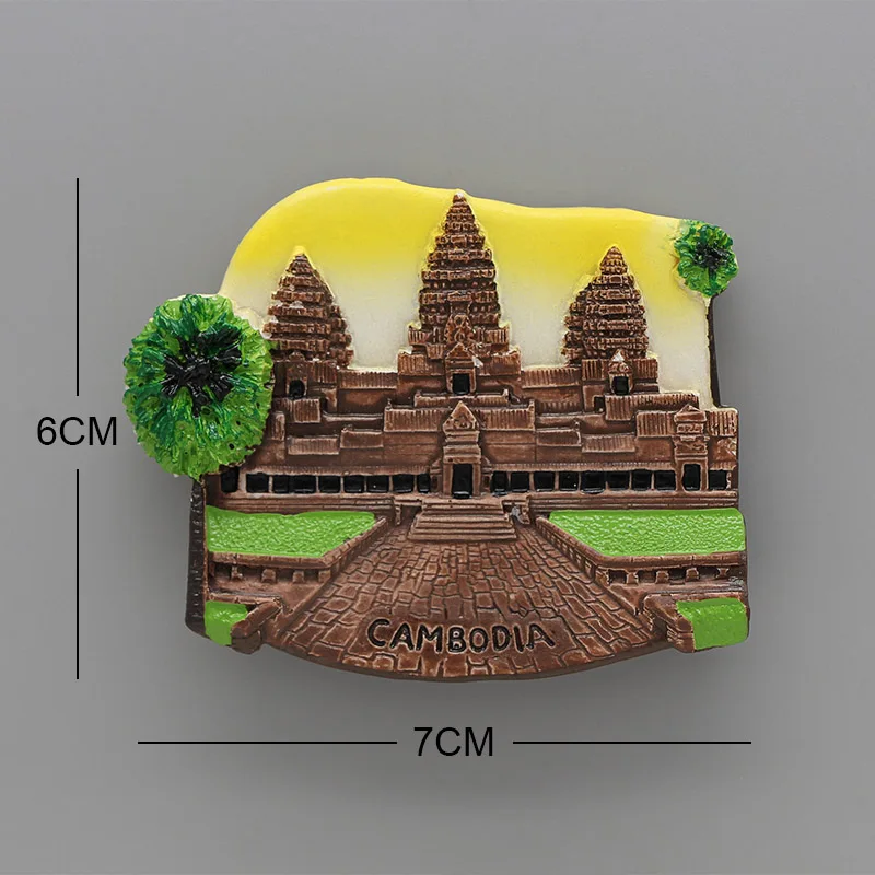 Lucerne lion Macao Italy Venice New Zealand 3D magnetic refrigerator sticker Souvenirs home decoration Budapest Hungary Cambodia