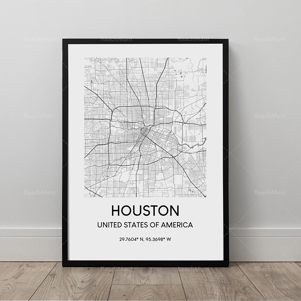 Affiche de carte, carte de Pho - Photography Mapped avis et prix