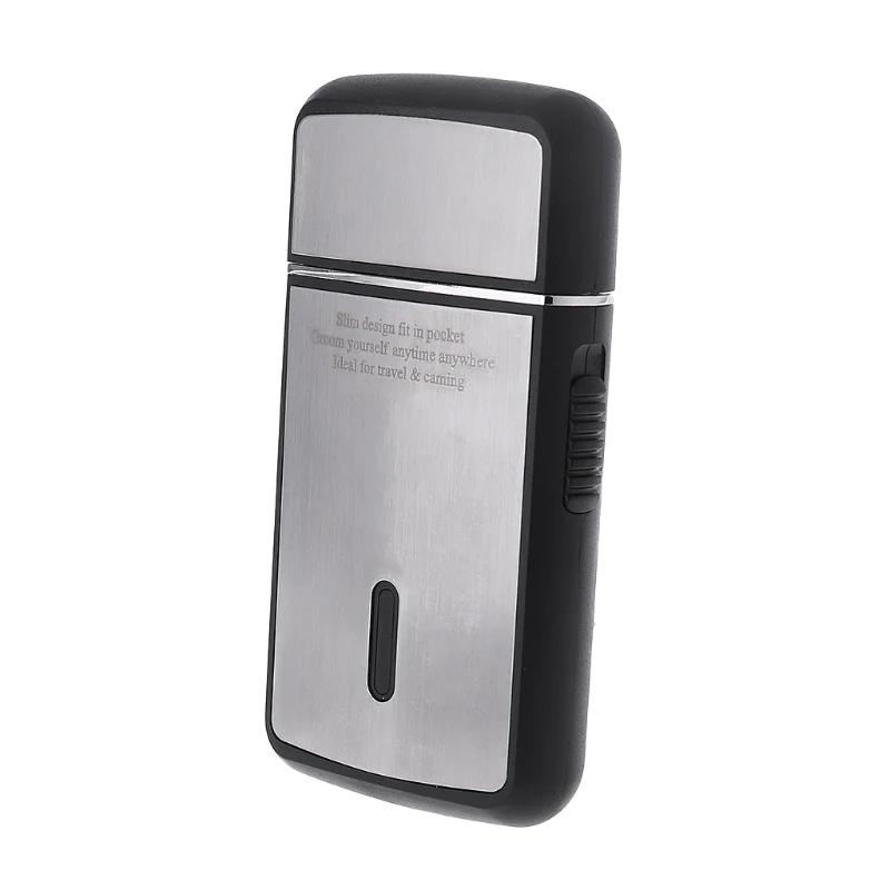 Maquinilla afeitar eléctrica portátil para hombre, recargable por USB afeitadora delgada, para casa viaje