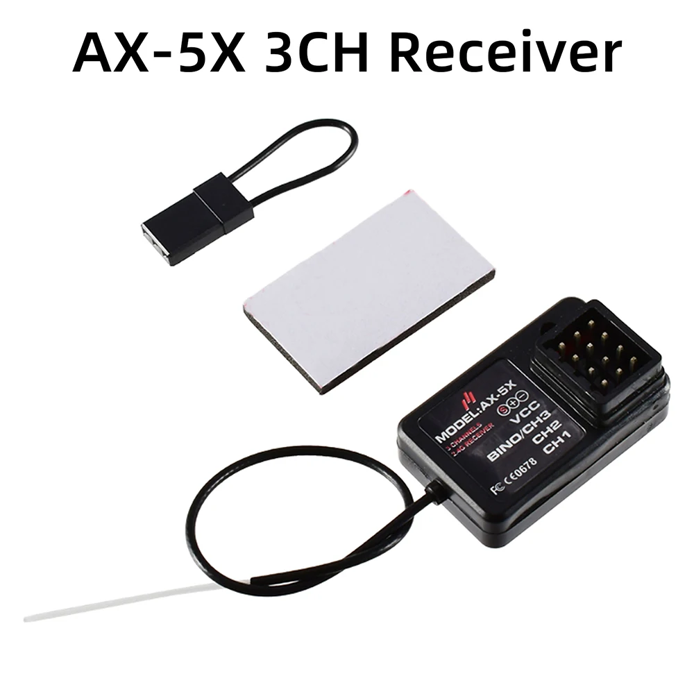 Austar AX5S 2.4G 3CH Zender Met AX-5X Ontvanger 10A Geborsteld Esc Voor 1/10 1/8 Rc Crawler