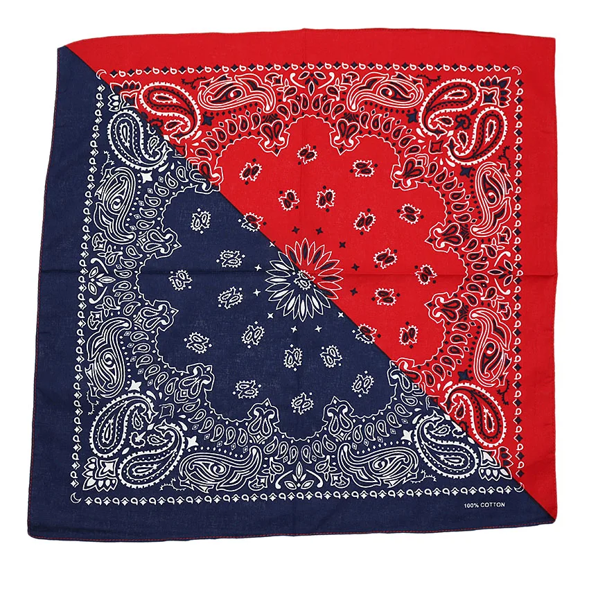 Bandana Head Scarf Unisex Hip Hop cotton Hair Band Neck Scarf Sports Headwear Wrist Wraps Square Scarves Print Handkerchief
