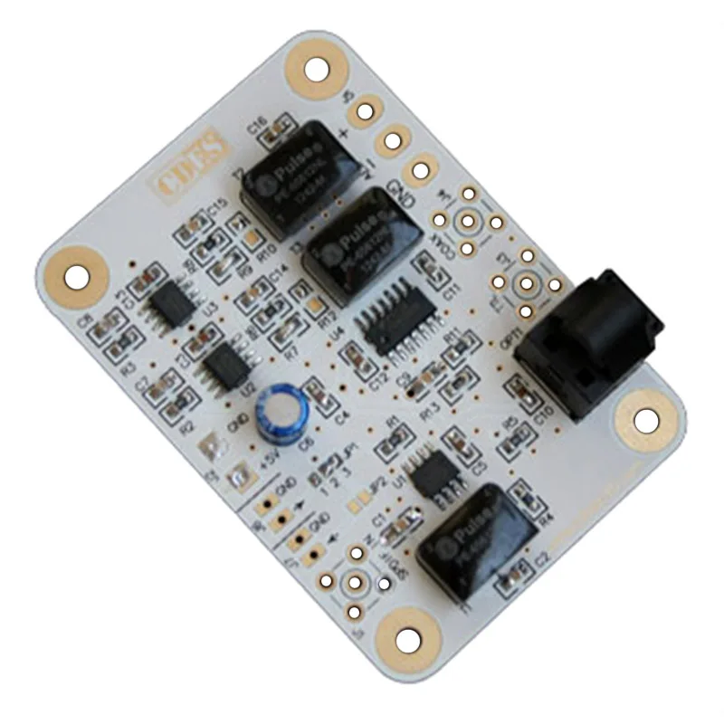 SPDIF/TTL Input To SPDIF Fiber Coaxial AES Balance Digital Signal Output Board For Optical Digital Audio CD-ROM