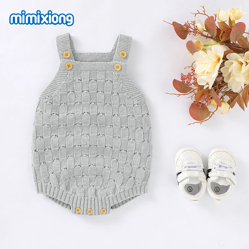 Bebê bodysuits roupas moda sólida malha recém-nascidos bebes corpo ternos topos para meninos infantis meninas macacões outfit uma peça wear