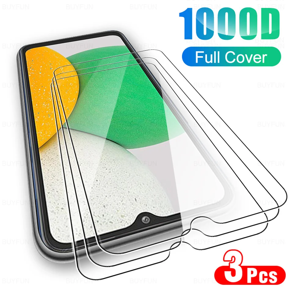 3PCS Tempered Glass Case For Samsung Galaxy A03 Core 6.5