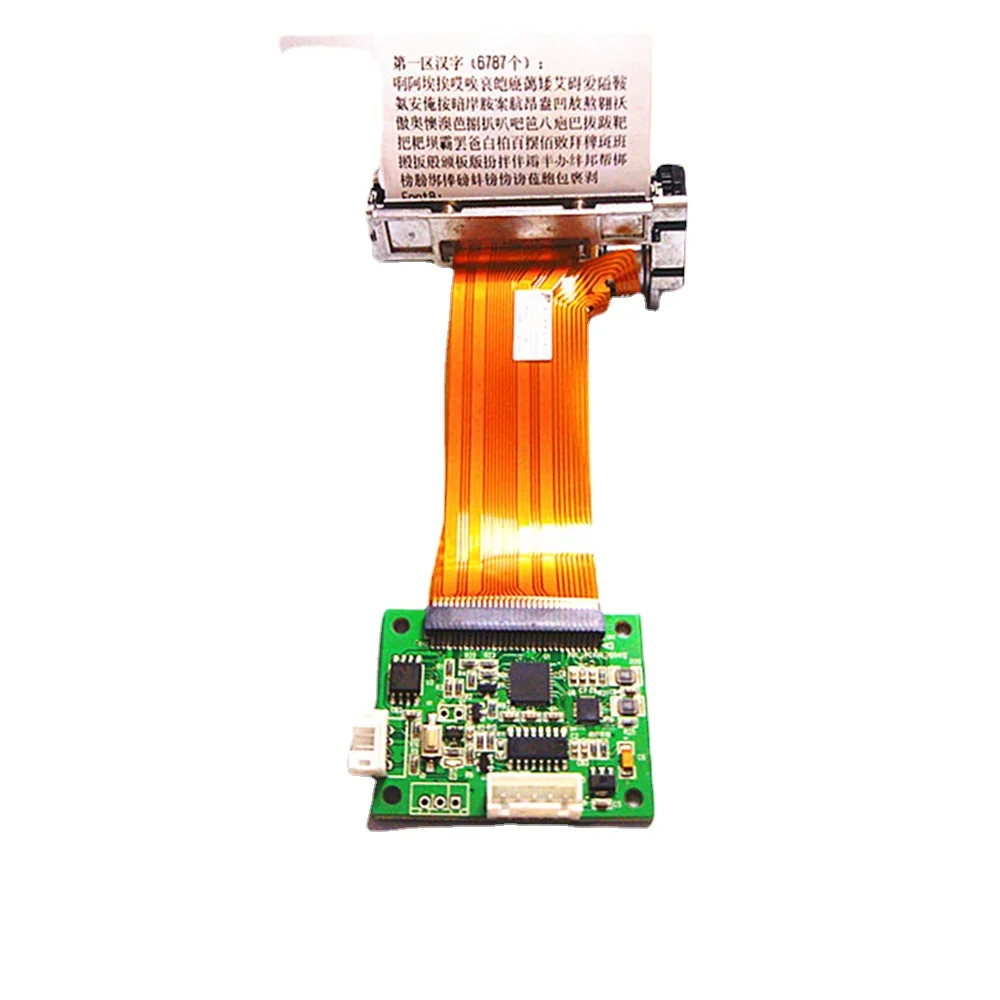 thermal print head TP-628 movement + matching For Jingpu  TTL/RS232 driver board 57mm printing effect
