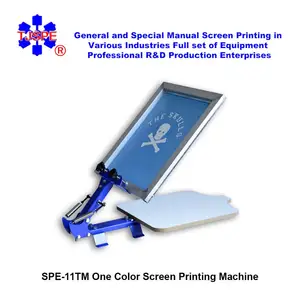 006205 Siebdruckmaschine 11TM Einzeldruck des Farbbildschirms Ein Farbbildschirm Drücken Sie an der Tabelle 6 Hauptverkaufsmaschine für den Siebdruck - №1