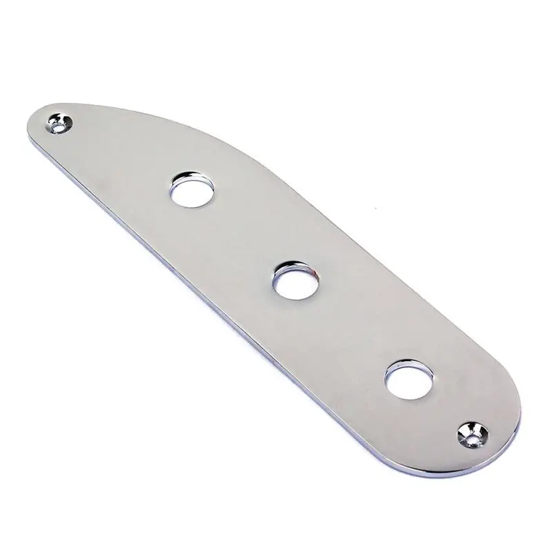 Professional Electric Guitar Control Plate for TL Style Bass Guitar Bridge Switch Lightweight and Durable Silver Color