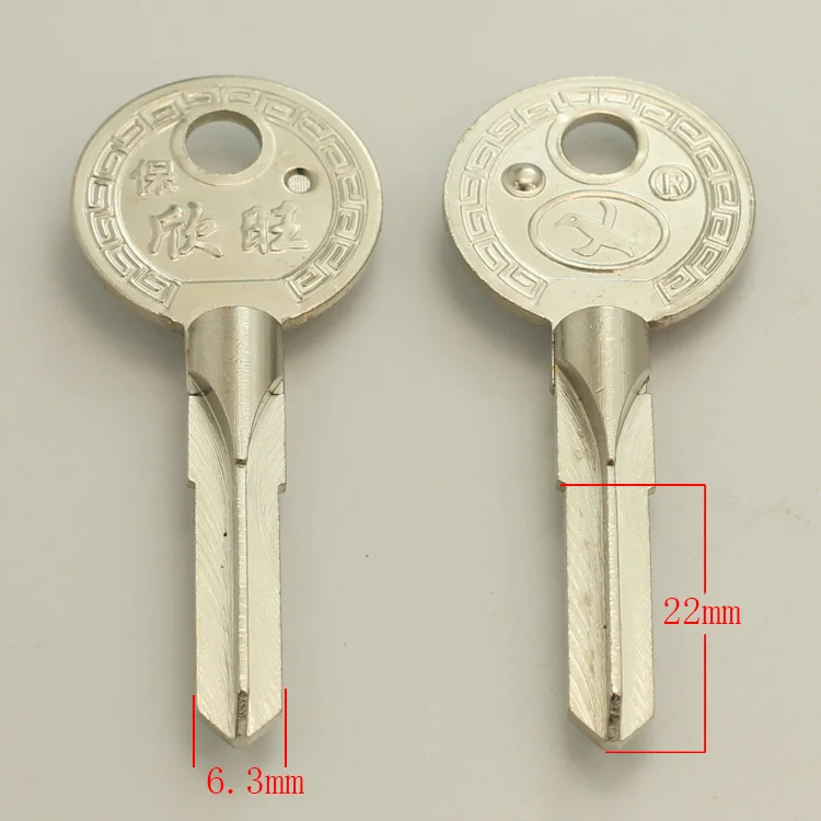 A248 Wholesale Locksmith Keymother Brass House Home Door Blank Empty Key Blanks Keys 20 pieces/lot