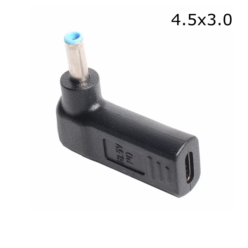 Адаптер питания/зарядки для ноутбука с разъемом USB Type-C, разъем постоянного тока, конвертер для Lenovo Asus HP DELL Samsung, зарядное устройство для ноутбука