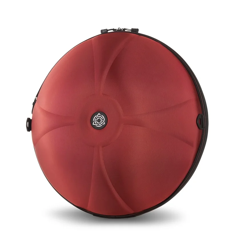 22inch HandPan Case Red-brown Bag HANDPAN Accessories 56cm HandPan Drum Bag Travel HANDPAN Bag Hardcase For HandPan Steel Drum