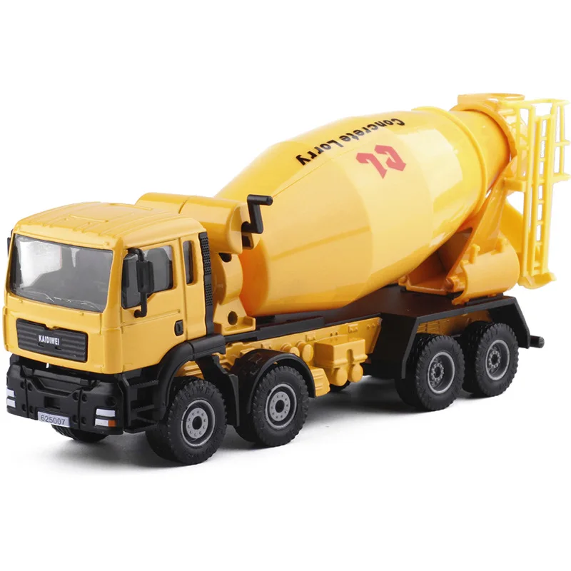 6 styles of excavator truck bulldozer roller mixer alloy model,die-cast metal truck,children\'s toy gift,free shipping