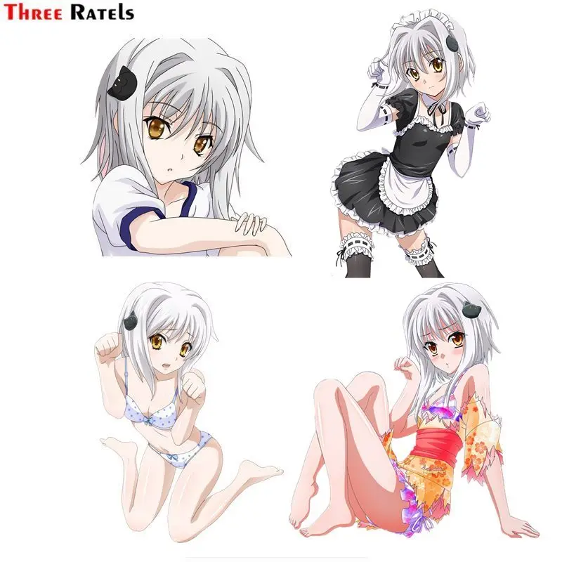 Three Ratels  FC827  High School DxD Koneko Toujou Anime girl car body sticker vinyl  road bike decal