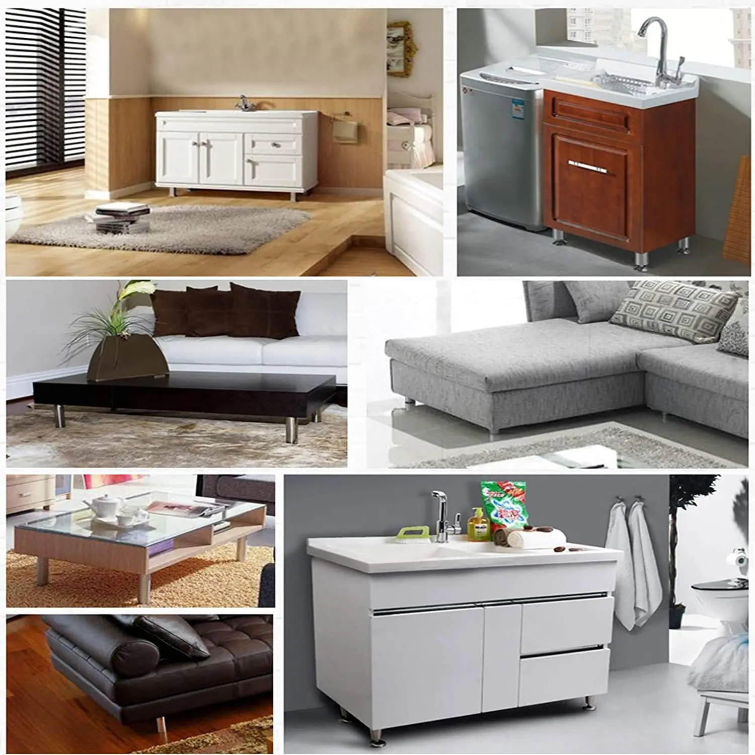 1 sztuk 5-35CM meble regulowane nóżki do szafki meble ze stali nierdzewnej nogi stół Sofa łóżko stopy meble wymiana stóp