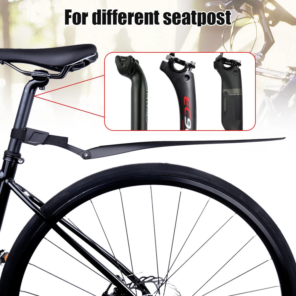 RBRL Road Bike Set Mudguard For Bicycle 700c Bike Wings 2 PCS Fenders Front Rear Fenders Ass Saver Bike Accessories