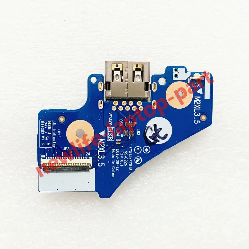 original for Lenovo Y7000 Y540-15 USB power botton switch board NS-C226 test well free shipping