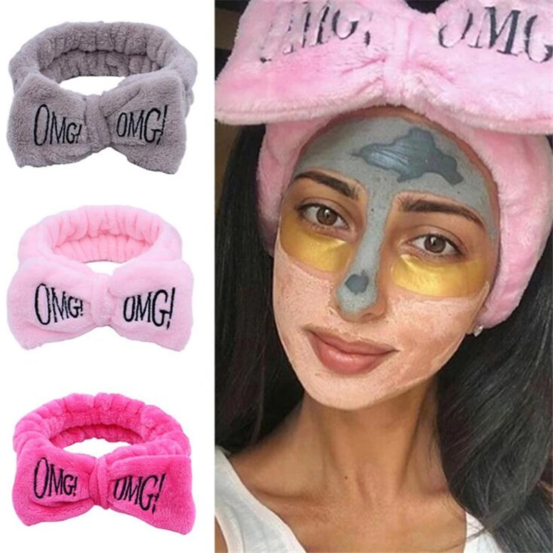 Diadema elástica con Orejas de conejo para mujer y niña, accesorios para el cabello, diadema con bisel grande, 1 unidad