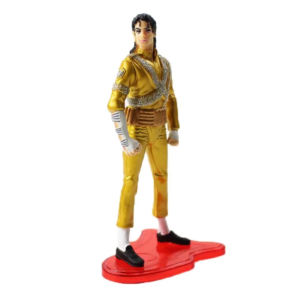 5Pcs/Set MJ Michael Action FIGURES 5 POSE PVC Model Dolls Toys  4" (11cm)  Great Gift image 3
