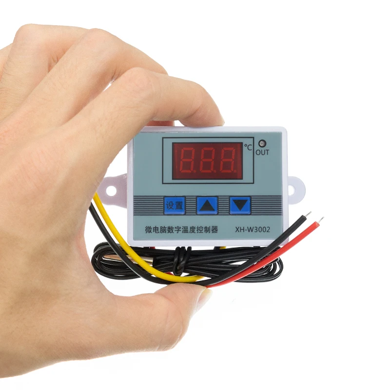 AC110-220V Digital LED Temperature Controller XH-W3001 W3002 W3230 For Incubator Cooling Heating Switch Thermostat NTC Sensor