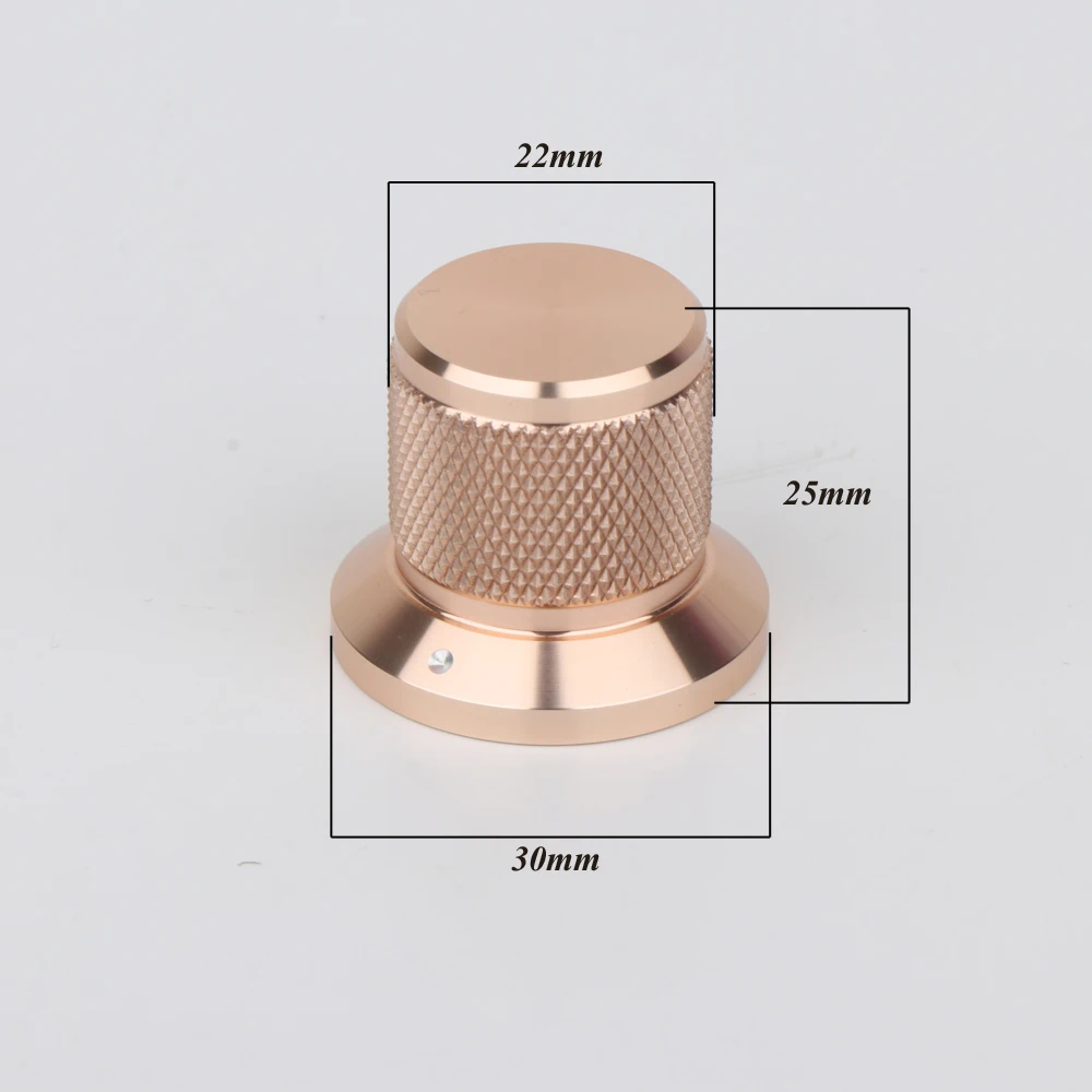 2 Stück Hifi Audio Solid Aluminium Lautstärkeregler Hi-End Audio Verstärker Potentiometerknopf – Detail 2