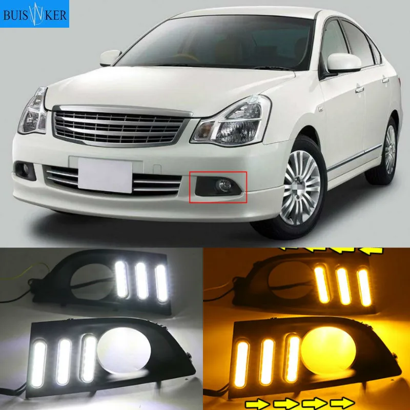 

1 set For Nissan Sylphy sentra 2006 2007 2008 LED DRL Daytime Running Light Daylight Waterproof Signal lamp