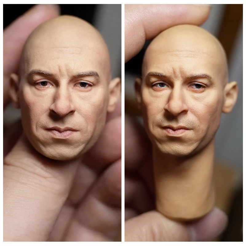 1/6 Scale Collectible Figures Accessories Vin Diesel Head Sculpt For 12