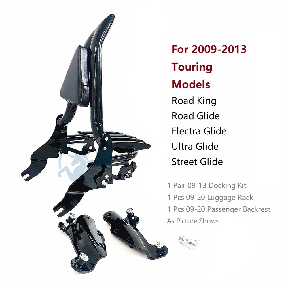 Oparcie pasażera Sissy Bar do Harley Davidson Touring Road King Special CVO Road Glide ST Street Glide Limited 2009-2026