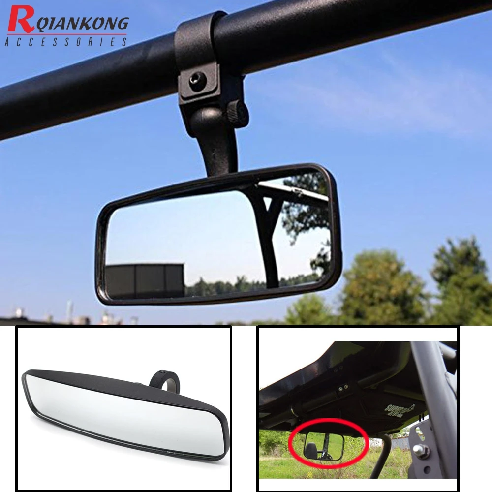 Motorcycle Handlebar Rearviews Side Mirror For Honda Pioneer Big Red 1.75