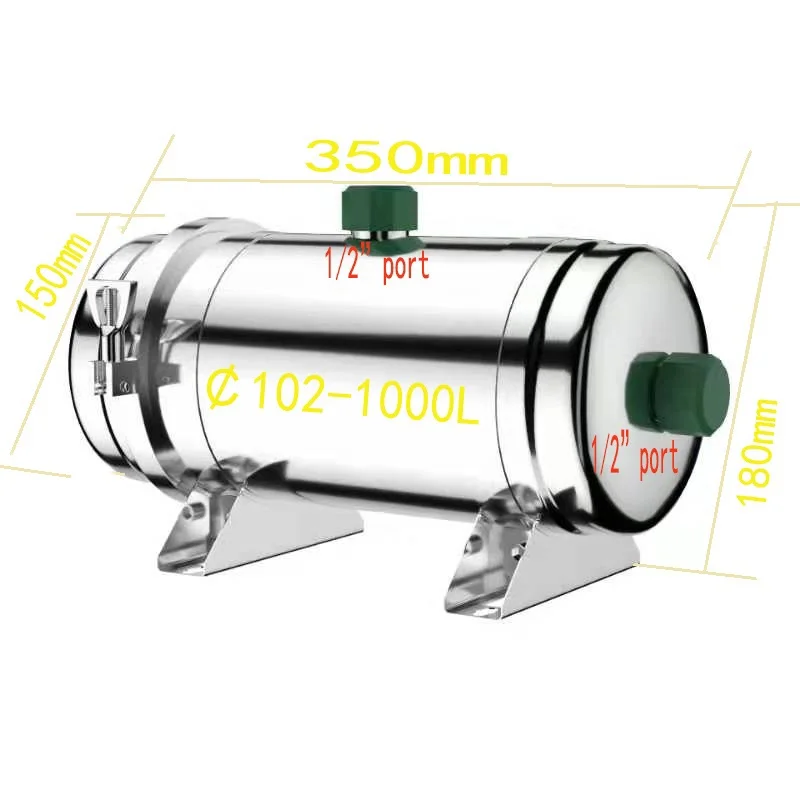 

1000L/h Washable PVDF Filter with 0.01 micron Ultra Filtration/Tap water UF Filter/drinking water purifier (102mm diameter)