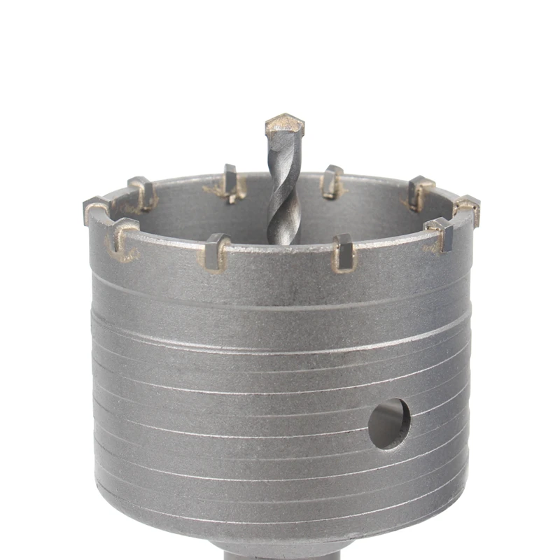 Imagem -04 - Heda 80 mm Concreto Carboneto de Tungstênio Liga Núcleo Buraco Viu Sds Mais Elétrica Oco Broca de ar Condicionado Tubo Cimento Pedra