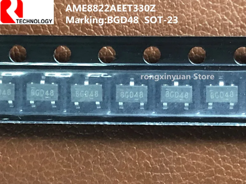 AME8822AEET330Z AME8822AEET330 BGDww  3.3V SOT-23  High PSRR, 250mA CMOS LDO 100% New original  AME8822
