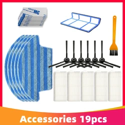 Primary Filter Main Side Brush HEPA Filter Mop Cloth Accessories For Chuwi ILIFE V55 Pro Robot Vacuum Cleaner Replacement Parts