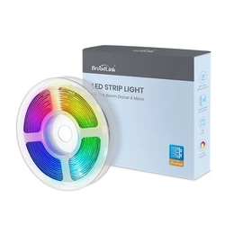 BroadLink 3m Smart Wireless Led Light Strip, cuttable led rechargeable light strips Works With Google Home & Alexa
