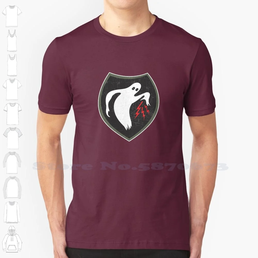 Ghost Army - 23Rd Headquarters Special Troops T - Shirt 100% Cotton T-Shirt D Day Pzd Pzd501 Badge Games Squadron Markings