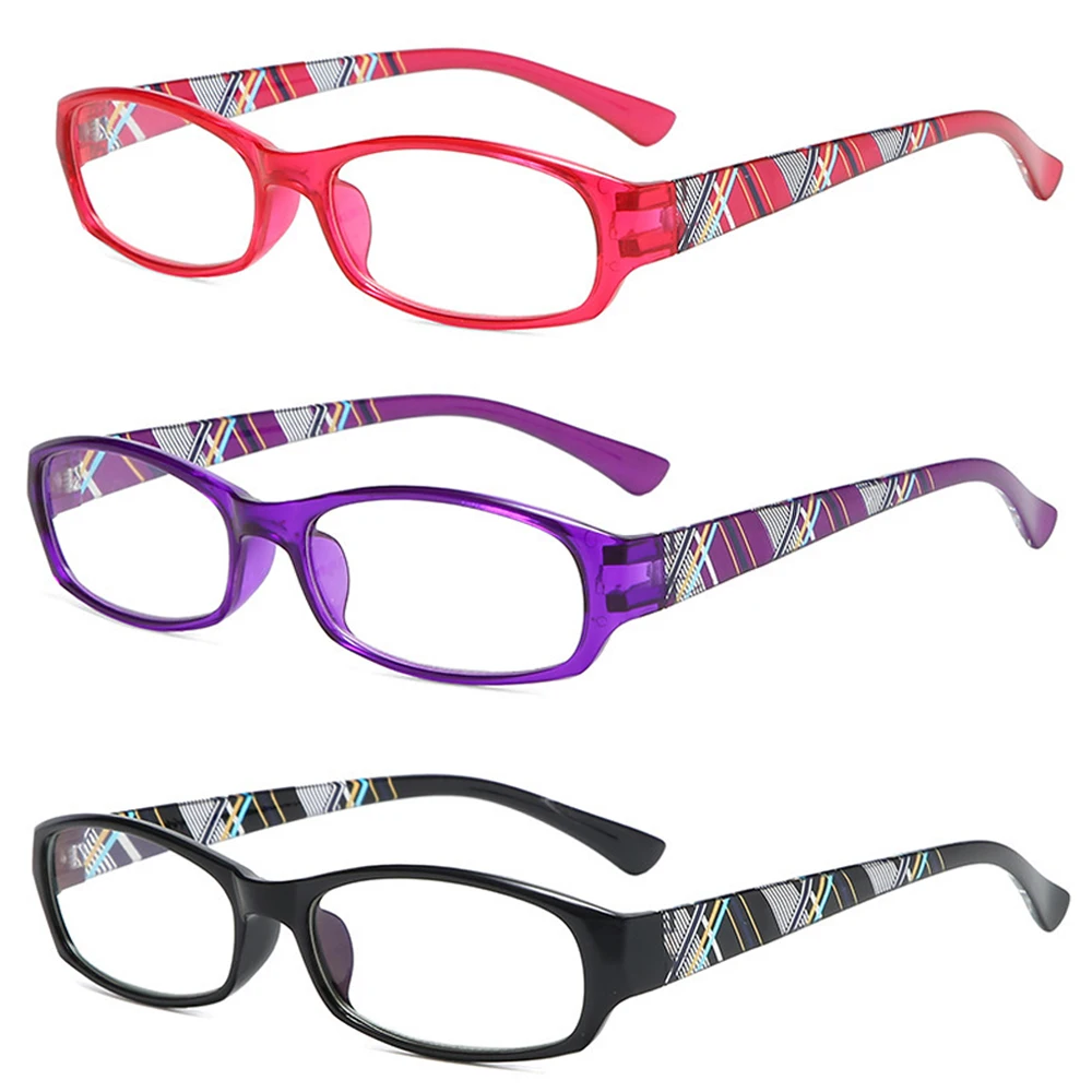 Fashion Reading Glasses Men Women Flower Print Resin Reading Glasses Anti-Blue Light Eyeglasses Eyewear Presbyopic +1.0~+4.0