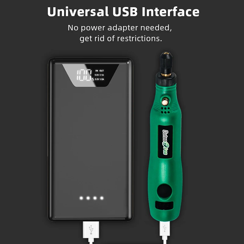 Imagem -04 - Mini Broca sem Fio Elétrica Carving Caneta Velocidade Variável Usb sem Fio Broca Kit Ferramentas Rotativas Gravador Caneta para Moagem Polimento